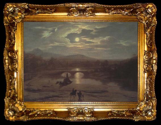 framed  Washington Allston Moon-light landscape (mk43), ta009-2